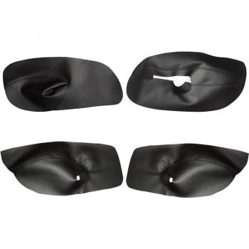 Cubierta de microfibra de cuero para apoyabrazos VW Golf 4 MK4 Bora Jetta, 4 puertas, LHD/RHD