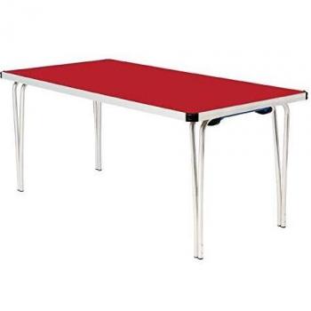 Gopak DM948 6ft Folding Table in Red