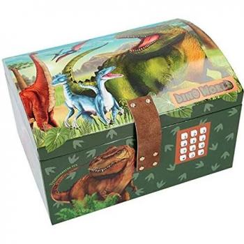 Dino Welt Schatzkiste mit interaktivem Code