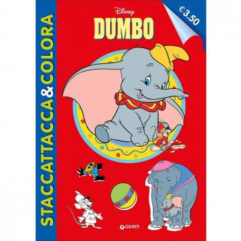 Dumbo. Staccattacca e colora. Con adesivi. Ediz. illustrata