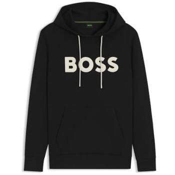 Felpa BOSS “Soody Zone” 50551457 – nera, 4XL, materiale misto di poliestere e cotone