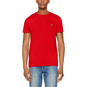 Lacoste T-Shirt unifarben Modell 'Supima', Größe M