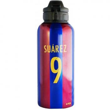 FC Barcelona Officiële Suarez 9 Waterfles Rood/Blauw