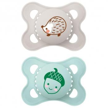 Poussette Bébé Silicone Matte 2‑6 mois (2 pièces)