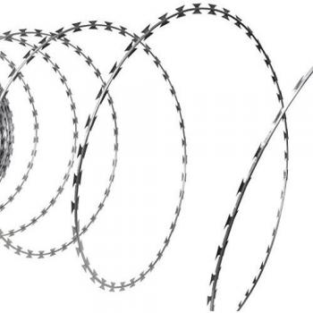 Razor Wire Roll 100 m Galvanized Steel