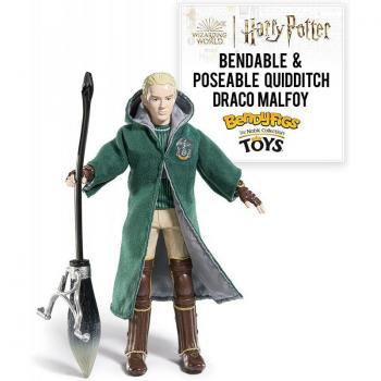 Noble Collection Figura De Quidditch Draco Malfoy Harry Potter 18 Cm