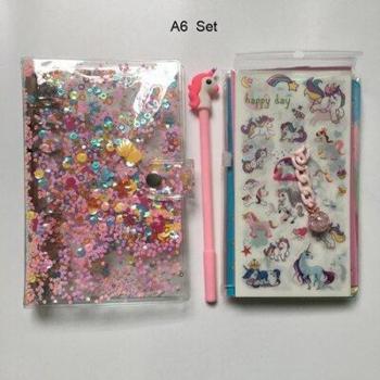 Journal de voyage A5 « Papillon d'été » – Couverture PVC brillante