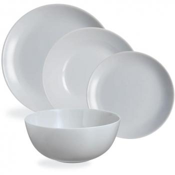 Service de table 19 pièces Diwali Gris – Luminarc, verre trempé