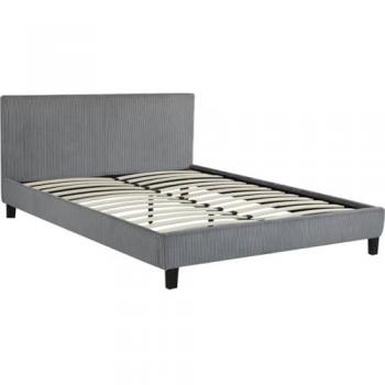 Cama de Pana “Ambarino” 140 x 190 cm Gris