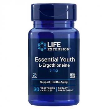 Suplemento de L-Ergotioneína 5 mg, 30 Cápsulas para la Juventud