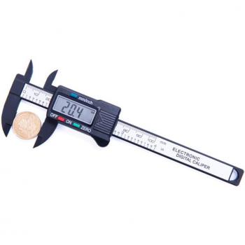 Carbon Fiber Vernier Caliper 100mm with Display