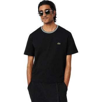 Lacoste Camiseta Manga Corta Negra para Hombre