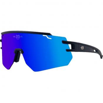 Galibier Noir Matte – Lunettes Bleues – Lentilles Miroir