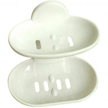 Double Suction Cup Soap Dish for Wall Storage