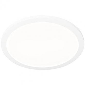 Luce soffitto Steve 24W Qazqa Bianco Tondo