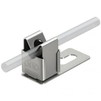 OBO 159 VA‑V Metallhalter für Wellplattendach (Schraubenmontage)
