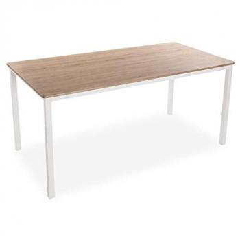Tavolo da cucina Amaia, 79 x 80 x 160 cm, bianco
