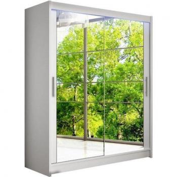 Armario Moderno Atlanta 127 con Estantes y LED