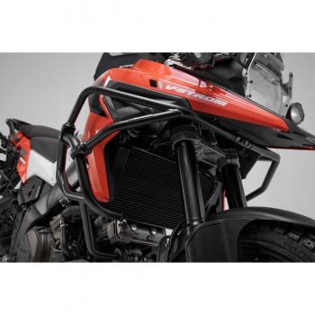 Kit di 2 barre di protezione superiori SW-Motech nere per Suzuki V-Strom 1050 (19-)