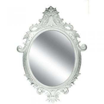 Specchio vintage con cornice effetto legno cm 50x80, prodotto E-Line Classic