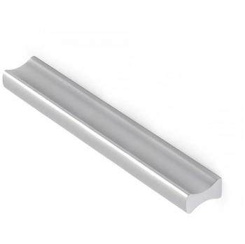 Blister con 4 maniglie per mobili in alluminio anodizzato opaco modello 2279, interasse 96 mm