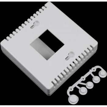 DIY LCD1602 Meter Tester Enclosure Case White Plastic Project Box 1PCS 8.6x8.6x2.6cm