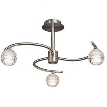 Diyas Mantra Sphere Semi Filament 3 Light G9 Nickel Satin
