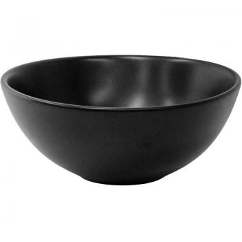 Lavabo Lavamani Rotondo Nero Opaco