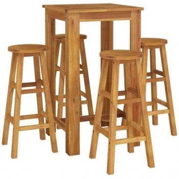 Ensemble repas de jardin en bois d'acacia