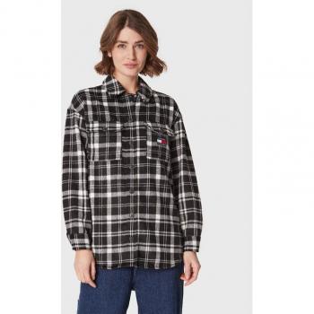 Tommy Jeans Relaxed Fit Hemd Schwarz