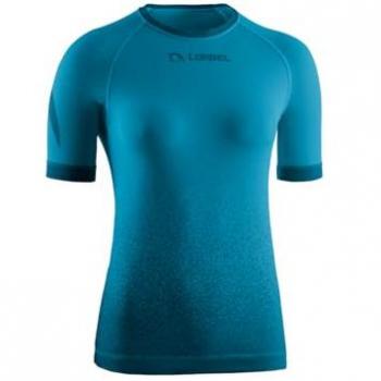 Camisa de Trail Samba en Azul Turquesa con Detalle Negro