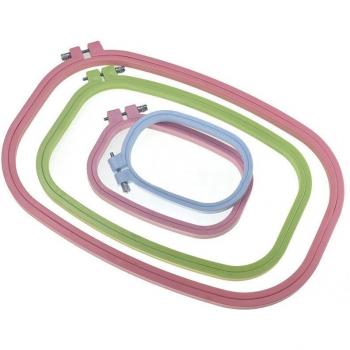 Random Color Embroidery Hoop and Needlework Kit