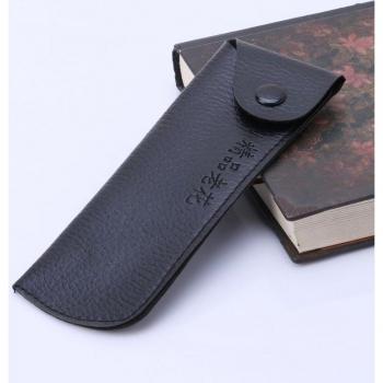 Funda de gafas de lectura de cuero sintético
