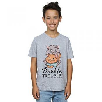 Aristocats Double Trouble Kids' Grey Tee (Size 3‑4)