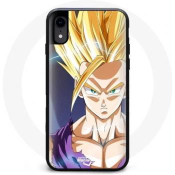 Blauwe Haar Dragon Ball Z Hoesje voor iPhone XS
