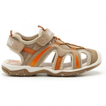 Sandalias planas Lois para niño en color Camel