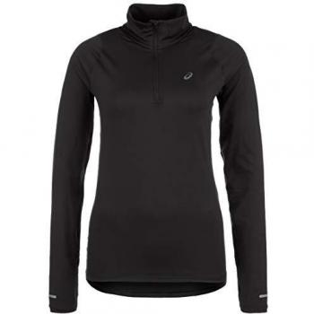 ASICS Thermopolis Damen Running Top Schwarz/Schwarz L