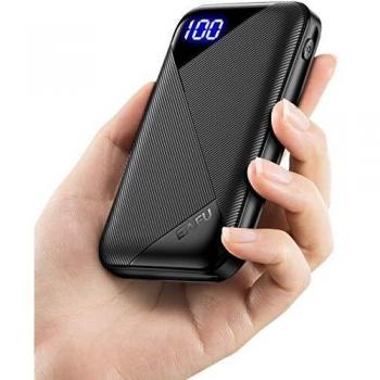 EAFU 6000mAh Power Bank with Quick‑Charge LED Indicator