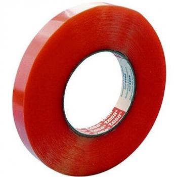Tesa Tesafix 4965 Double-Sided Adhesive Tape, Transparent, 25mm x 50m, Temperature-Resistant