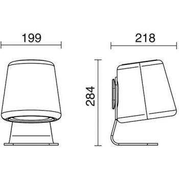 Lampe de Terrasse Ibar en Bois de Hêtre