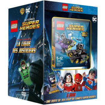 Coffret Lego DC comics 5 films DVD – Collection Premium