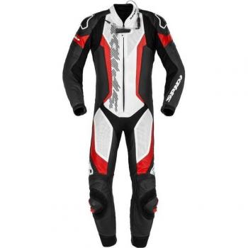 Tuta Intera In Pelle Spidi Laser Pro Perforata Rosso/Nero 48