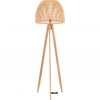 Renovación Lámpara de Pie Rattan y Madera
