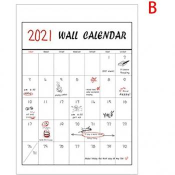 Mini Wall Calendar with Tearable Sheets