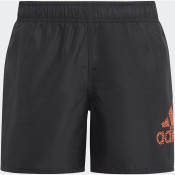 Adidas BOS CLX SL Swim Short – Black (Boys 7‑8, SunSafe)