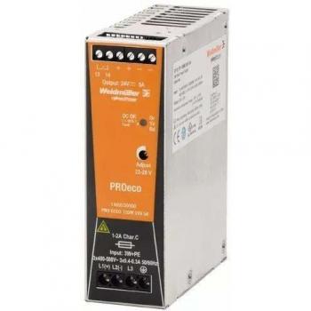 Weidmueller PRO ECO3 120W 24V 5A Rail Mounted Power Supply