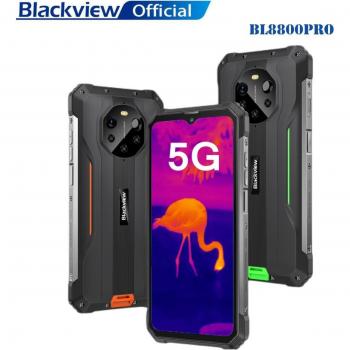 Blackview BL8800 Pro Dispositivo Resistente con Cámara de Imagen Térmica FLIR, 5G, 8GB+128GB