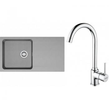 Set Franke Lavello Tectonite OID 611 e Miscelatore FP 9000.031