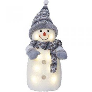 Weihnachtsfigur Joylight Schneemann LED 0,24 W