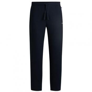 Pantaloni Boss Waffle Ciano Scuro S